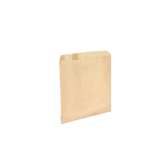 Flat Brown #3 Paper Bags 185mm x 210mm 100/Pack