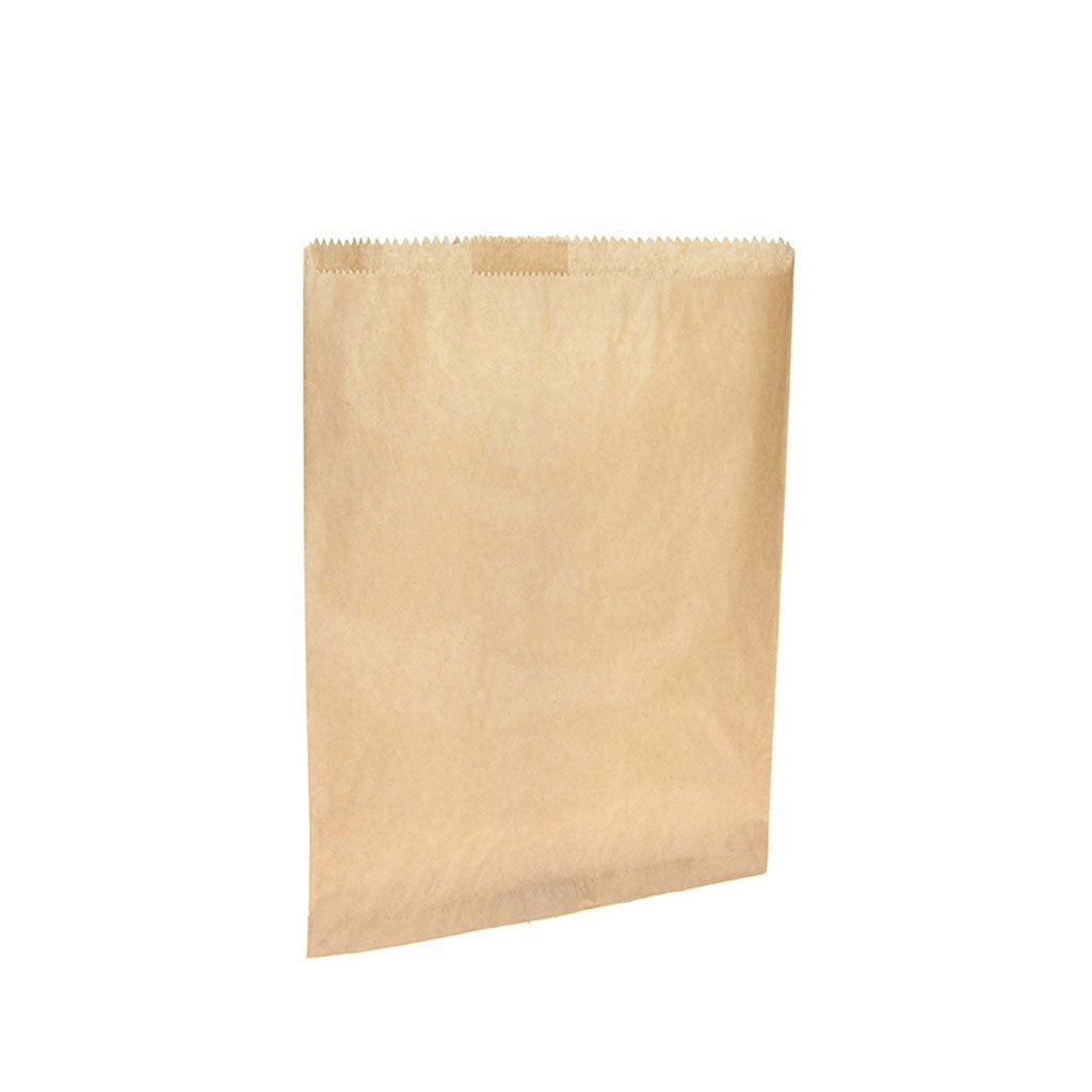 Flat Brown #8 Paper Bag | 100/Pack