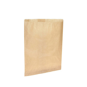 Flat Brown #8 Paper Bags 255mm x 330mm 500/Pack