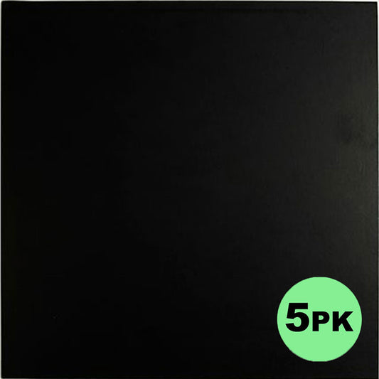 black square cake board 12 inch in pack of 5 boards
