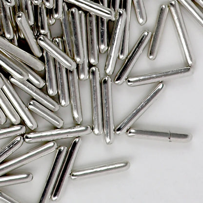 GoBake Cachous Rods - Shiny Silver | 85g