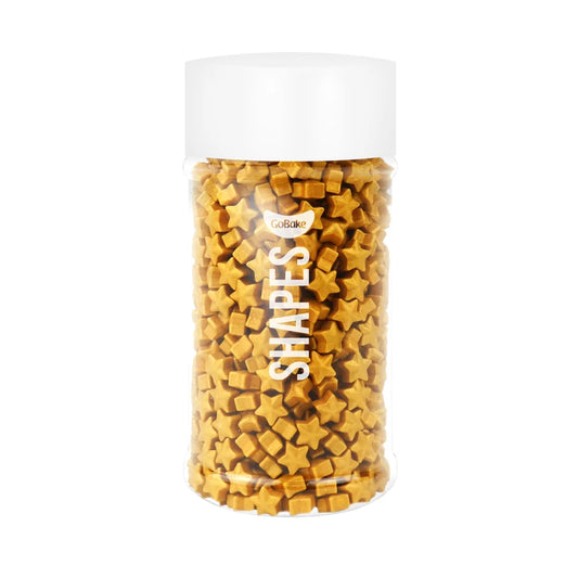 GoBake Candy Shapes Stars - Gold | 80g