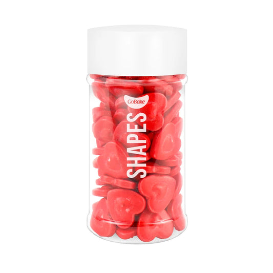 GoBake Candy Shapes Jumbo Hearts Red 75g
