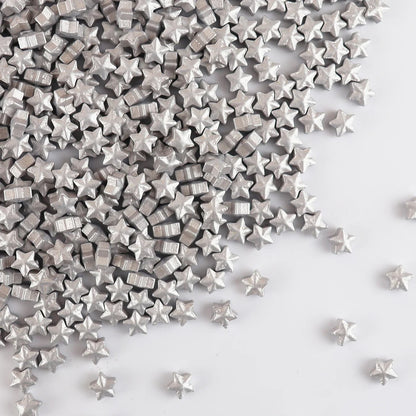 GoBake Candy Shapes Stars Silver - 80g