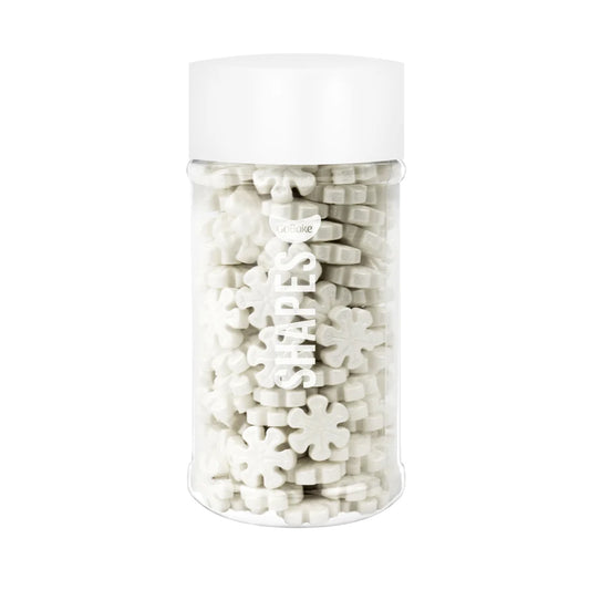 GoBake Candy Shapes - Snowflakes Pearl White | 70g