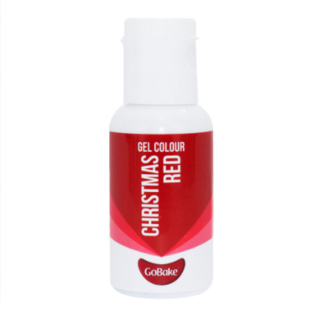 GoBake Gel Food Colour Christmas Red 21g