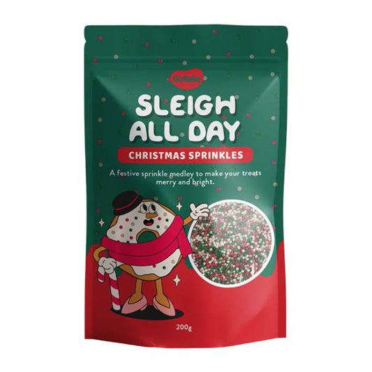 GoBake Christmas Sprinkles Sleigh All Day - 200g