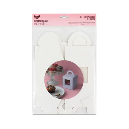 GoBake Window 1 Cupcake Box with Handle | 2/Pack