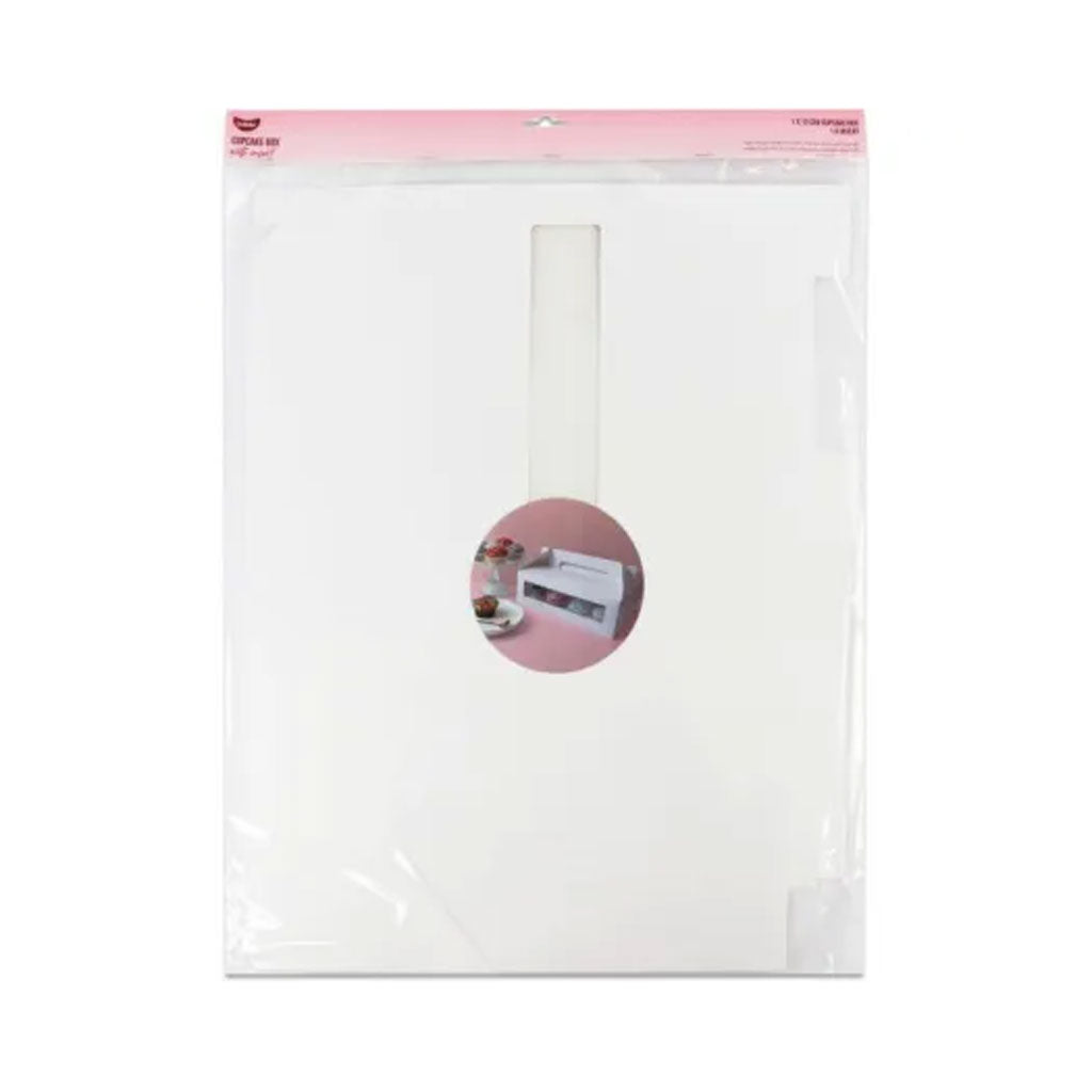 GoBake Window 12 Cupcake Box with Handle | 1/Pack