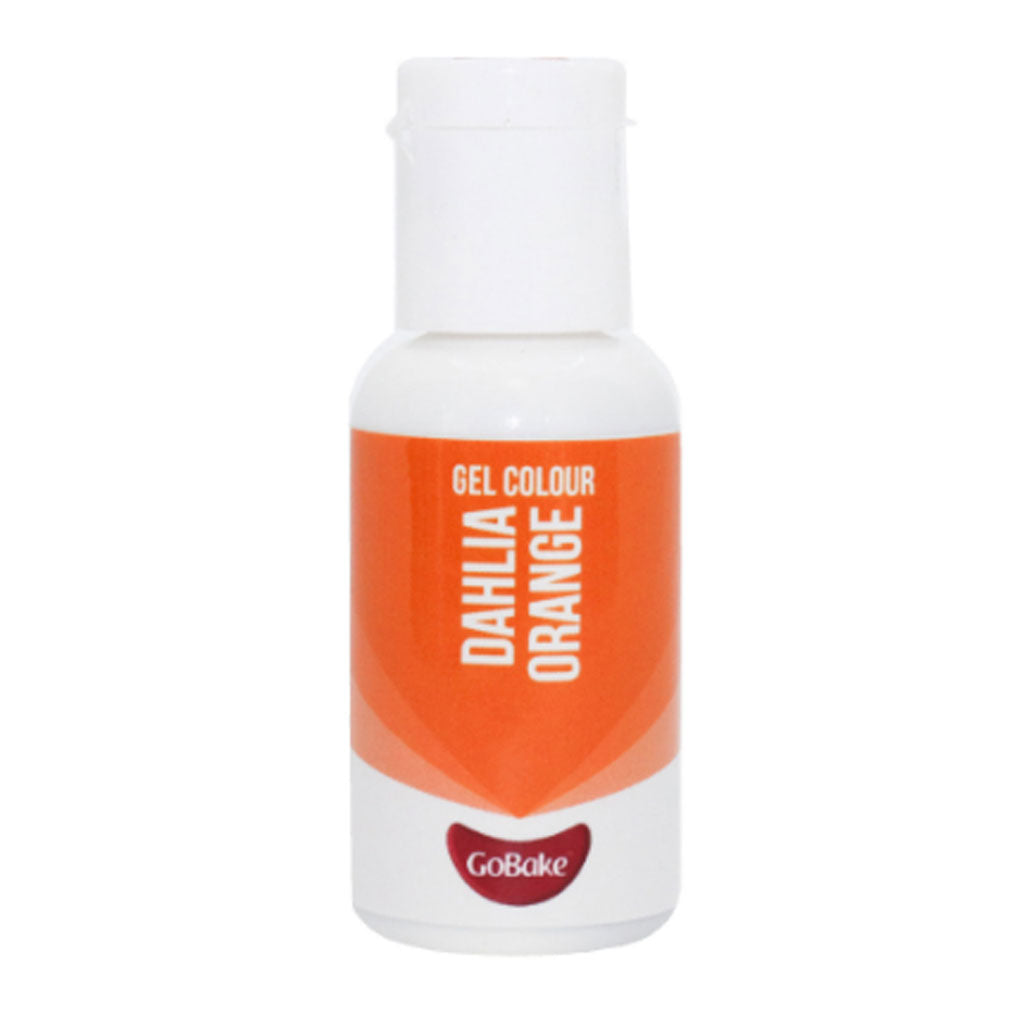 GoBake Gel Food Colour Dahlia Orange 21g
