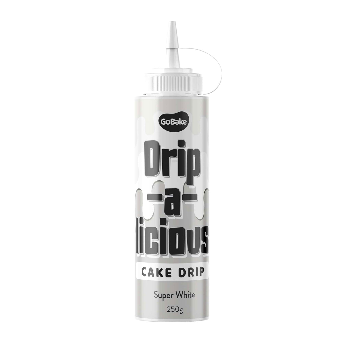 GoBake Drip-a-Licious Cake Drip Super White 250g