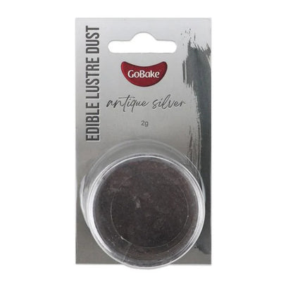 GoBake Edible Lustre Dust Antique Silver - 2g