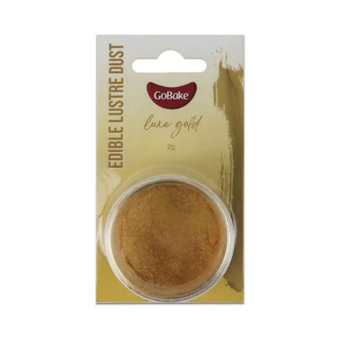 GoBake Edible Lustre Dust Luxe Gold 2g