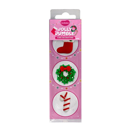 GoBake Icing Decorations - Jolly Jumble | 6/Pack