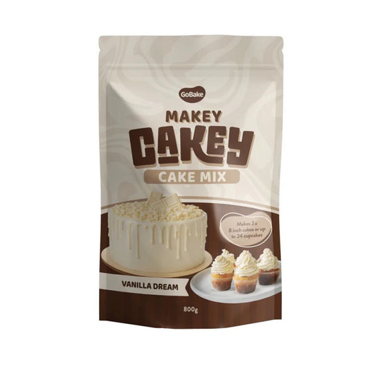 GoBake Makey Cakey Cake Mix - Vanilla Dream | 800g