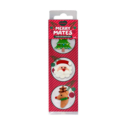 GoBake Icing Decorations Merry Mates | 6/Pack