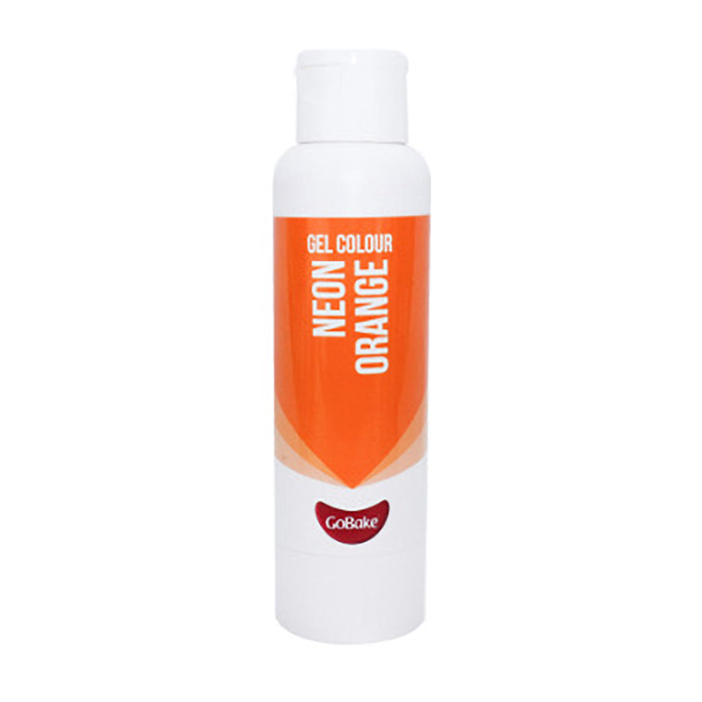 GoBake Gel Food Colour Neon Orange 120g