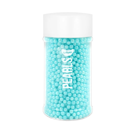 GoBake Sugar Pearls - Pearl Blue 4mm | 80g
