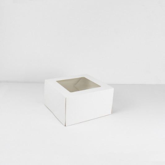 GoBake Window Cupcake Box 4 Hole with Insert (Each)