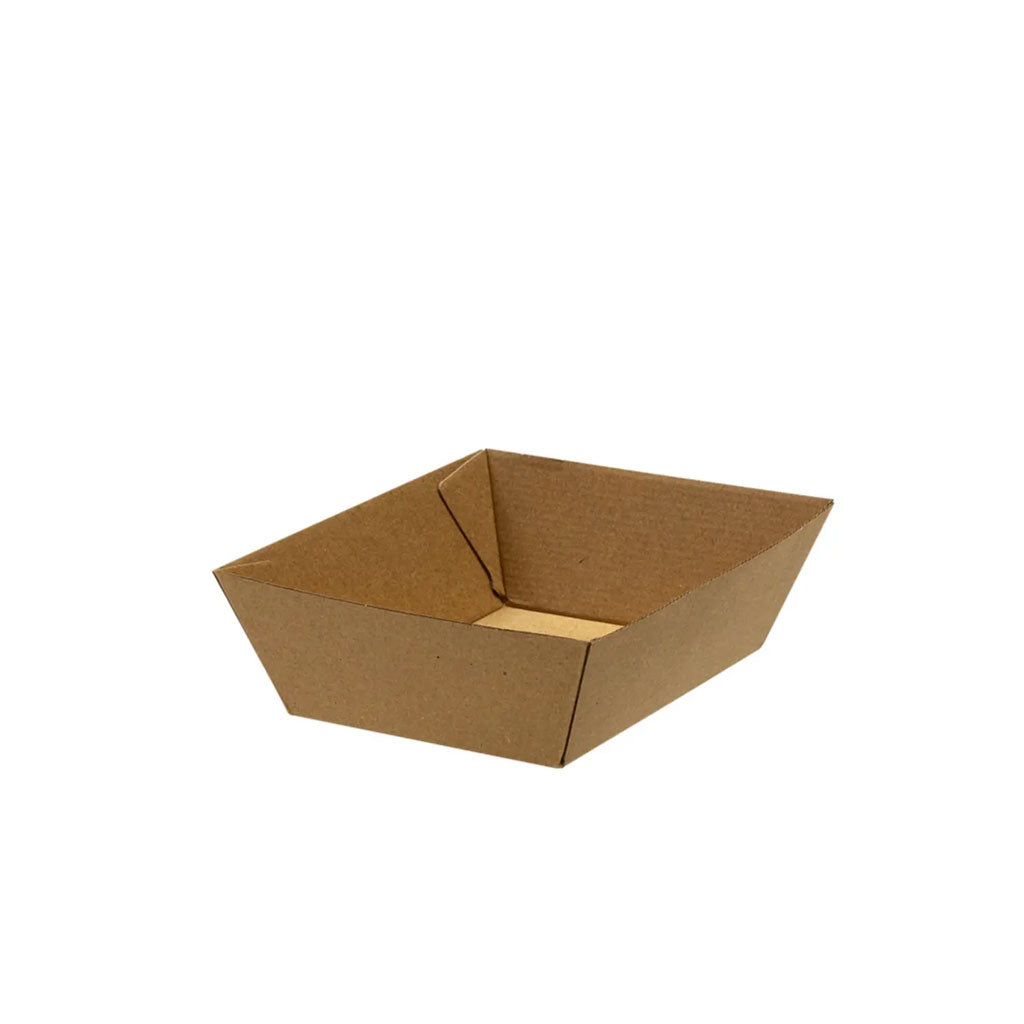 Green Choice Kraft Corrugate Tray #1 | 500/Ctn