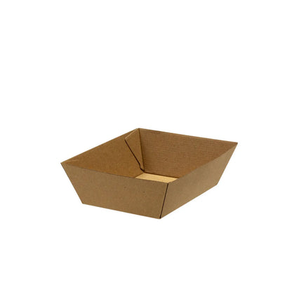 Green Choice Kraft Corrugate Tray #1 | 50/Pack