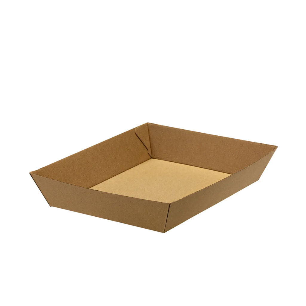 Green Choice Kraft Corrugate Tray #3 | 240/Ctn