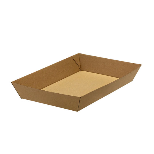 Green Choice Kraft Corrugate Tray #4 | 240/Ctn