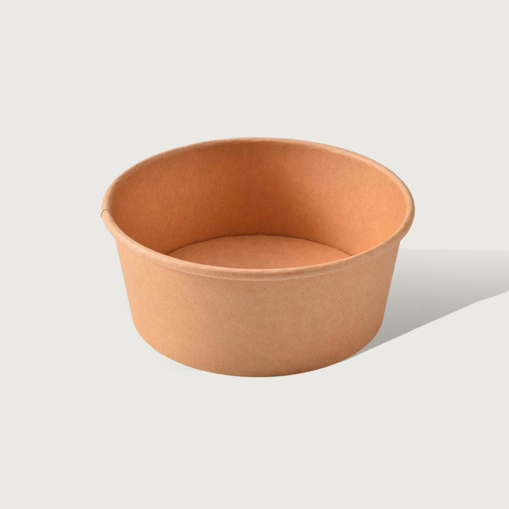 IKON Kraft Paper Round Soup Bowl 1050ml | 50/Pack