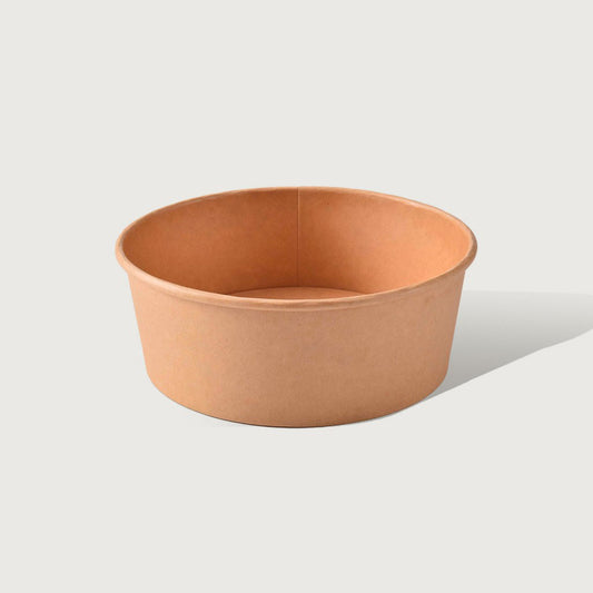 IKON Kraft Paper Round Soup Bowl 1300ml | 300/Ctn