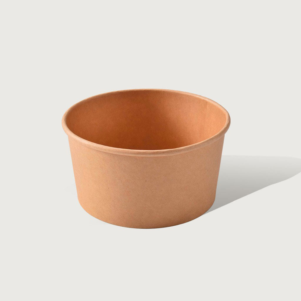 IKON Kraft Paper Round Soup Bowl 850ml | 50/Pack
