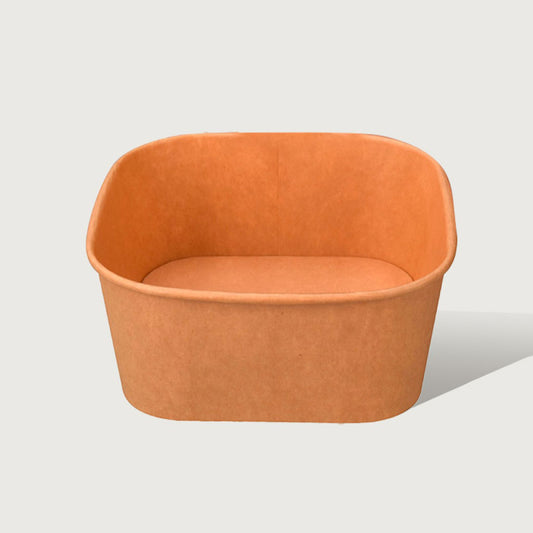 IKON Kraft Paper Square Container 1450ml | 300/Ctn