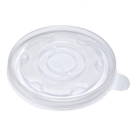 IKON Plastic Lid to fit 12/16/24oz IKON Kraft Paper Soup Cups | 50/Pack