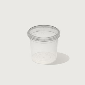 IKON Tamper Evident Clear Round Container 160ml | 50/Pack