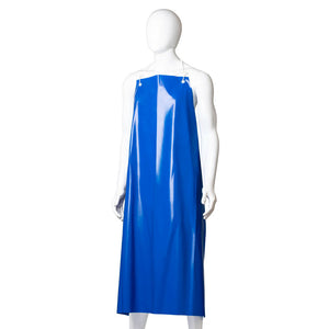 M Reusable PVC Apron with Hooks Blue | Each