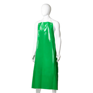 M Reusable PVC Apron with Hooks Green | Each