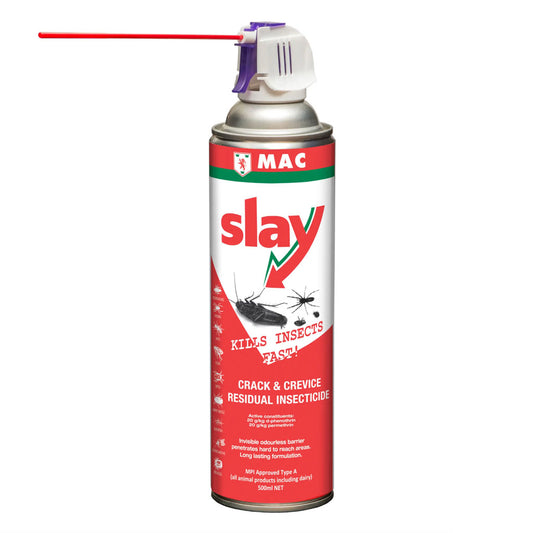 MAC Slay Residual Insecticide – Crack & Crevice 500ml