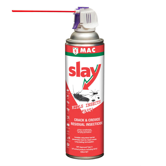 MAC Slay Residual Insecticide – Crack & Crevice 500ml