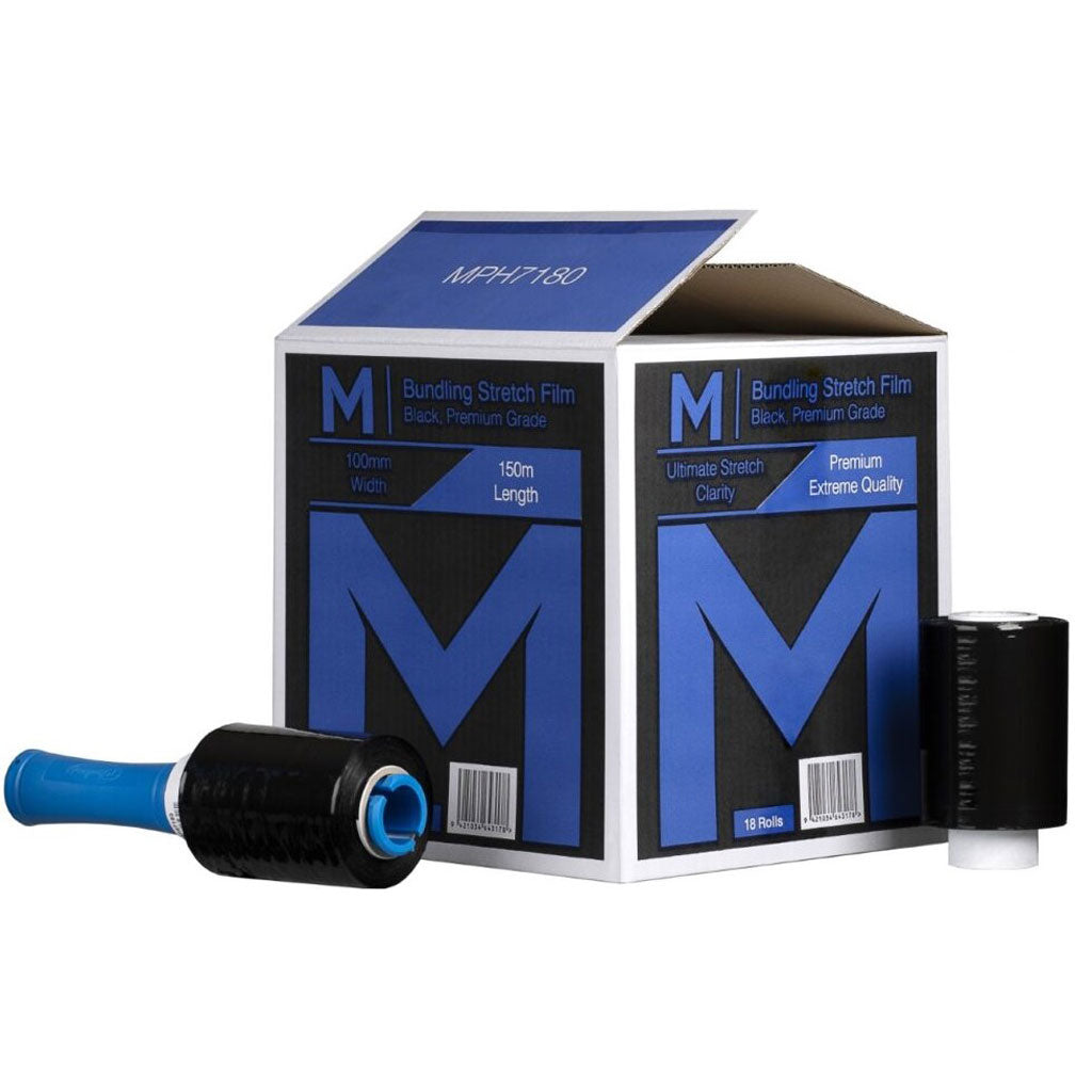 M Bundling Film Black 100mmx150mx23mu | Each