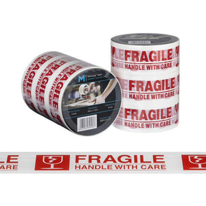 Fragile Printed Tape White/Red 48mm x 100m | 1 Roll