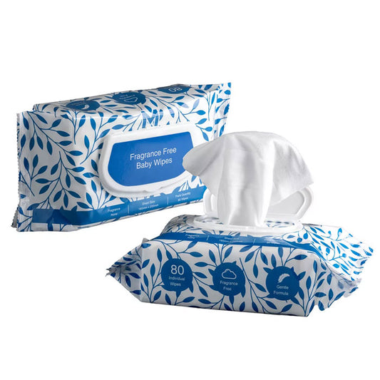 M Fragrance Free Baby Wipes | 80 Wipes/Pack
