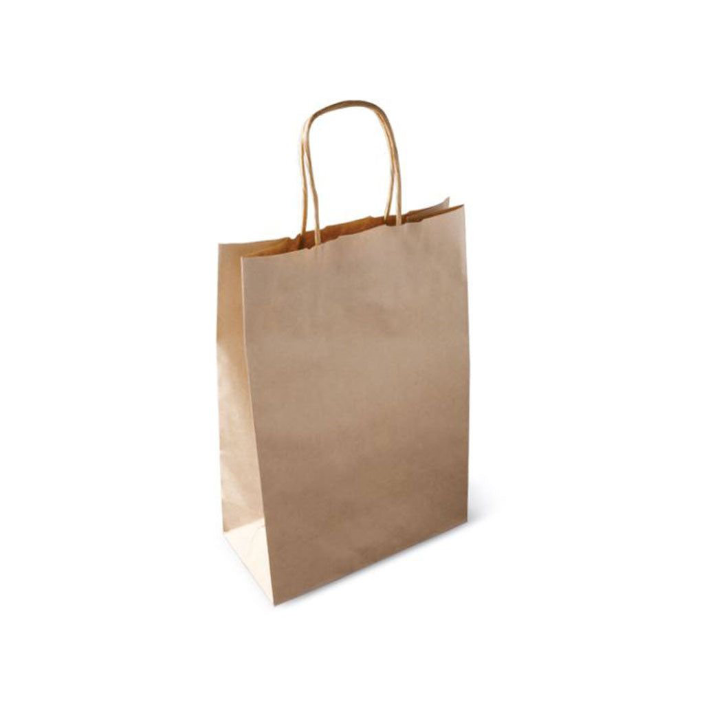 Kraft Twist Handle Paper Bag 'Runt' (2XS) | Each