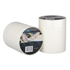 M Paper Masking Tape 36mm x 50m White 4/Pack