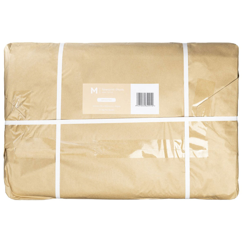 M Newsprint Sheets 700x800mm x 45gsm | 20kg Bundle
