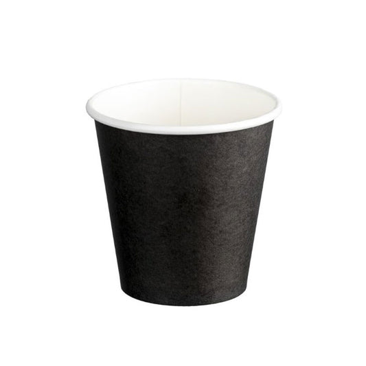M Single Wall Coffee Cup Black 4oz (120ml) | 1000/Ctn