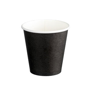M Single Wall Coffee Cup Black 6oz (230ml) | 1000/Ctn