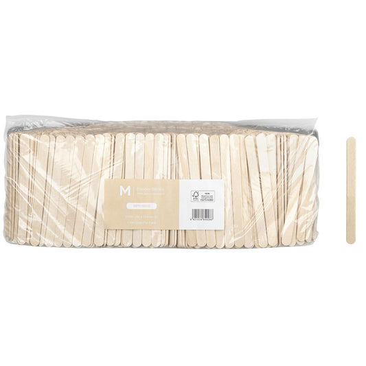 M Wooden Stirrer Sticks 10mmX114mm | 1000/Pack