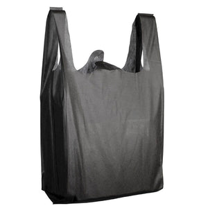 M Woven Carry Bags Black Large | 25/Pack