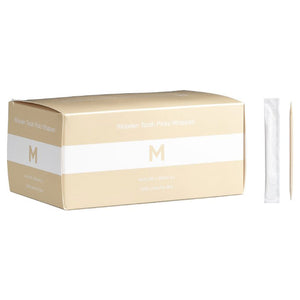 M Wooden Toothpicks Wrapped | 1000/Box