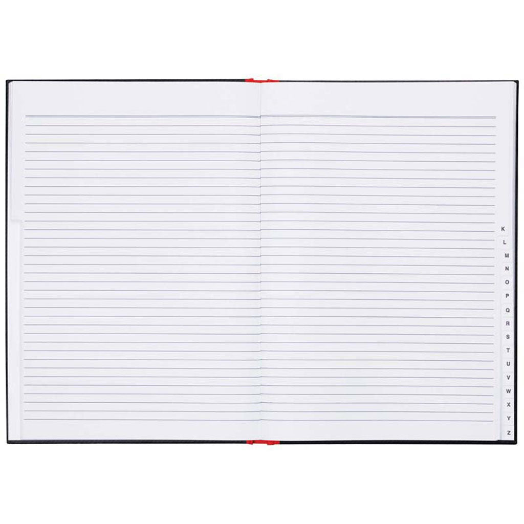 Milford Notebook Indexed Red & Black A4 100lf