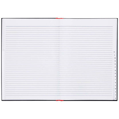 Milford Notebook Indexed Red & Black A4 100lf